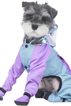 Full Coverage 4-Leg Waterproof Raincoat with Backpack