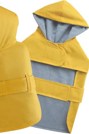 Waterproof Hooded Poncho for Small Dogs