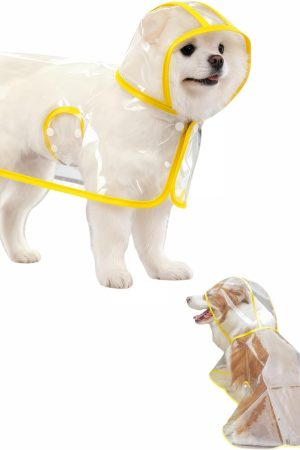 Transparent Cape Rain Jacket for Small Dogs