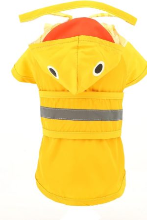 Duck Raincoat with Harness Hole Reflective