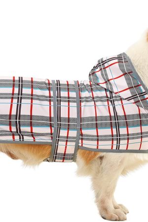 Waterproof Hooded Reflective Rain Coat for All Sizes