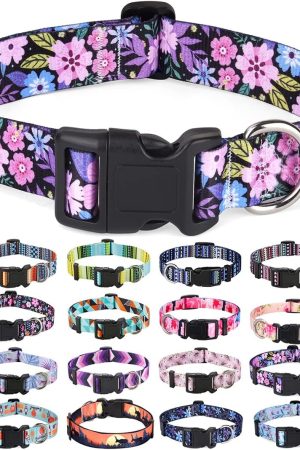 Floral Print Dog Collar