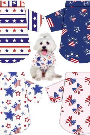 Patriotic Star Stripes American Flag Dog Vest