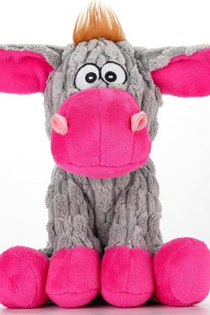 Tough Crinkle & Squeaky Stuffed Animal Plush Toy for Large Dogs, Interactive Fun for All Sizes
