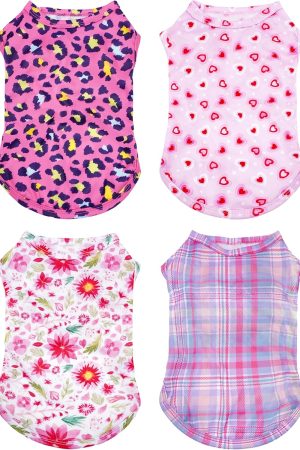 Paw Bone Print Sleeveless Dog Tees
